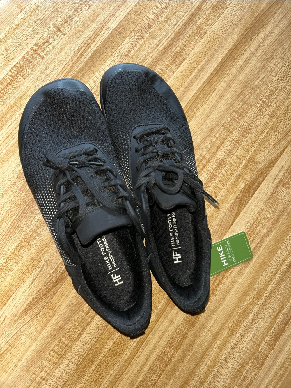 Unisex Black Athletic Knit Sneakers